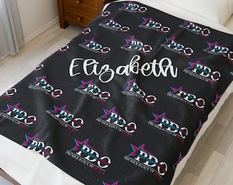 Dance Team Custom Blanket/Custom Blanket/Dance Competition Blanket/Personalized Blanket/Custom Gift/ Custom Blanket