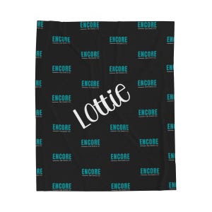 Dance Team Custom Blanket/Custom Blanket/Dance Competition Blanket/Personalized Blanket/Custom Gift/ Custom Blanket image 2