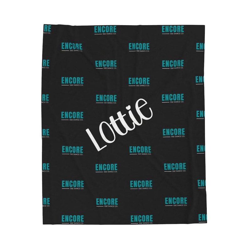 Dance Team Custom Blanket/Custom Blanket/Dance Competition Blanket/Personalized Blanket/Custom Gift/ Custom Blanket image 2