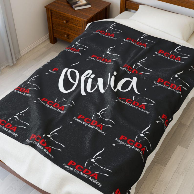 Dance Team Custom Blanket/Custom Blanket/Dance Competition Blanket/Personalized Blanket/Custom Gift/ Custom Blanket image 4
