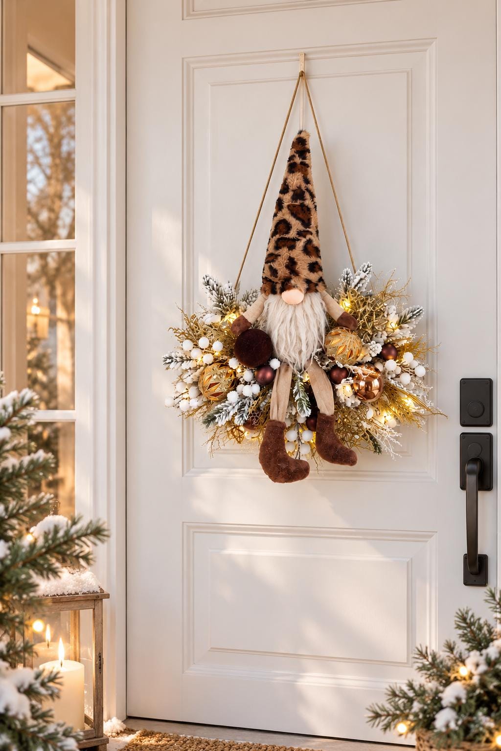 Weihnachtlicher türschmuck