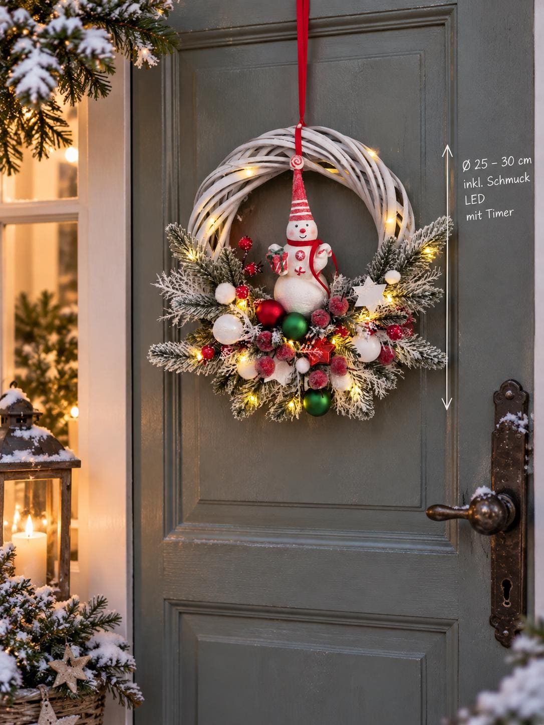 Türkranz weihnachten aussen