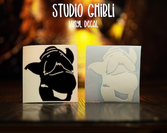 Spirited Away Radish Spirit Vinyl Decal from Studio Ghibli | Laptop Decal | Water bottle Decal | Car Decal