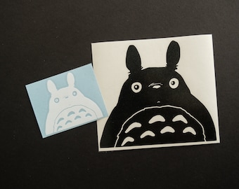 Totoro Peeker Decal Sticker: Studio Ghibli Waterproof Vinyl Decal