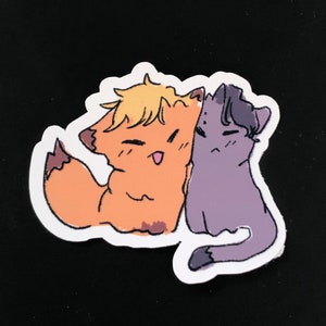 Autocollant Sakuatsu Fox et Weasel