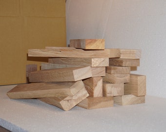 Planed Oak Hardwood Offcuts Approx 5Kg Box 300mm Long Various Sizes