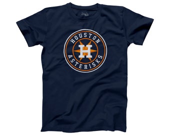 Houston Asterisks Kids Shirt Astros Logo Parody Icon Emblem 2017 World Series Cheating Scandal Navy Blue Tee Size Youth S M L XL 2T 3T 4T 5T