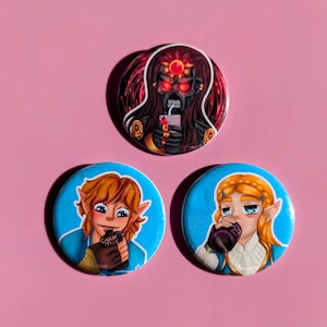 Pinback Button - Hyrule Hydrated Crew