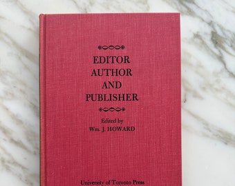 VINTAGE - Rédacteur en chef, auteur et éditeur : communications présentées lors de la conférence de rédaction par Wm. J. Howard (éditeur)