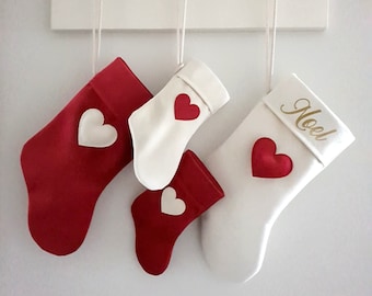 Personalized handmade Christmas stockings