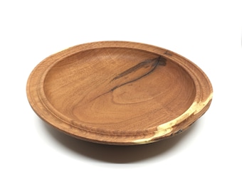 Cuenco de mezquite poco profundo