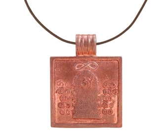 Isha Dhyanalinga Copper Pendant [Consecrated]