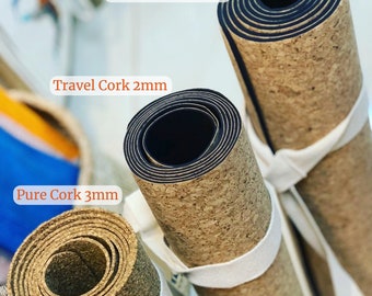 Portugal Cork Yoga Mat - Eco-Friendly, Non Slip