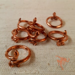 Consecrated Isha Copper Snake Ring. image 3