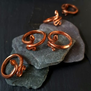 Consecrated Isha Copper Snake Ring. image 2