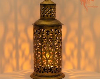 Tibetan Tower T-Light Lantern: Timeless Cultural Radiance