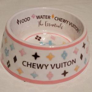 Chewy Vuiton Dog Bowl – Jen's Designer Deals