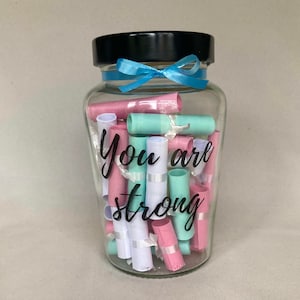 Du bist stark | Psychische Gesundheit Geschenk | Positive Zitate | Positive Affirmationen | tägliche Nachrichten | Geschenk für sie | Geschenk für Ihn | Hol mich ab