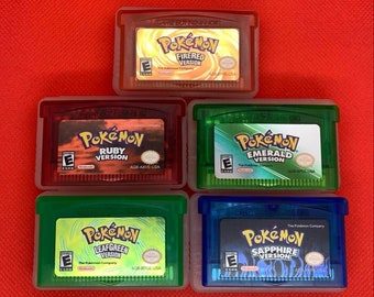 Pokemon Gameboy Games Etsy