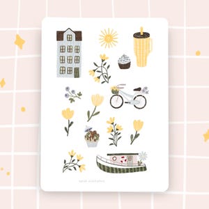 Stickersheet Picknick am Teich