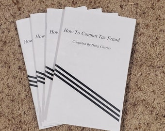 How To Commit Tax Fraud- A Zine Collage of Graffiti, Poetry, & Vintage Obscurities