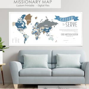 Mapa do chamado missionário SUD, abertura do chamado missionário, mapa da missão Chamados para servir, mapa da missão para impressão, festa de abertura do chamado missionário