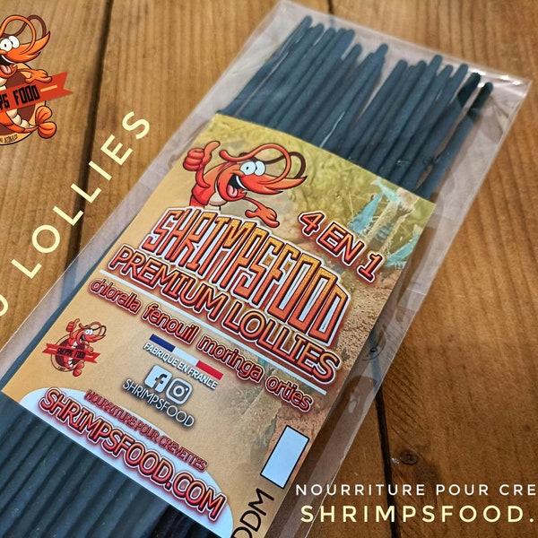 Premium lollies for shrimp aquarium shrimpsfood shrimp food shrimp lollies