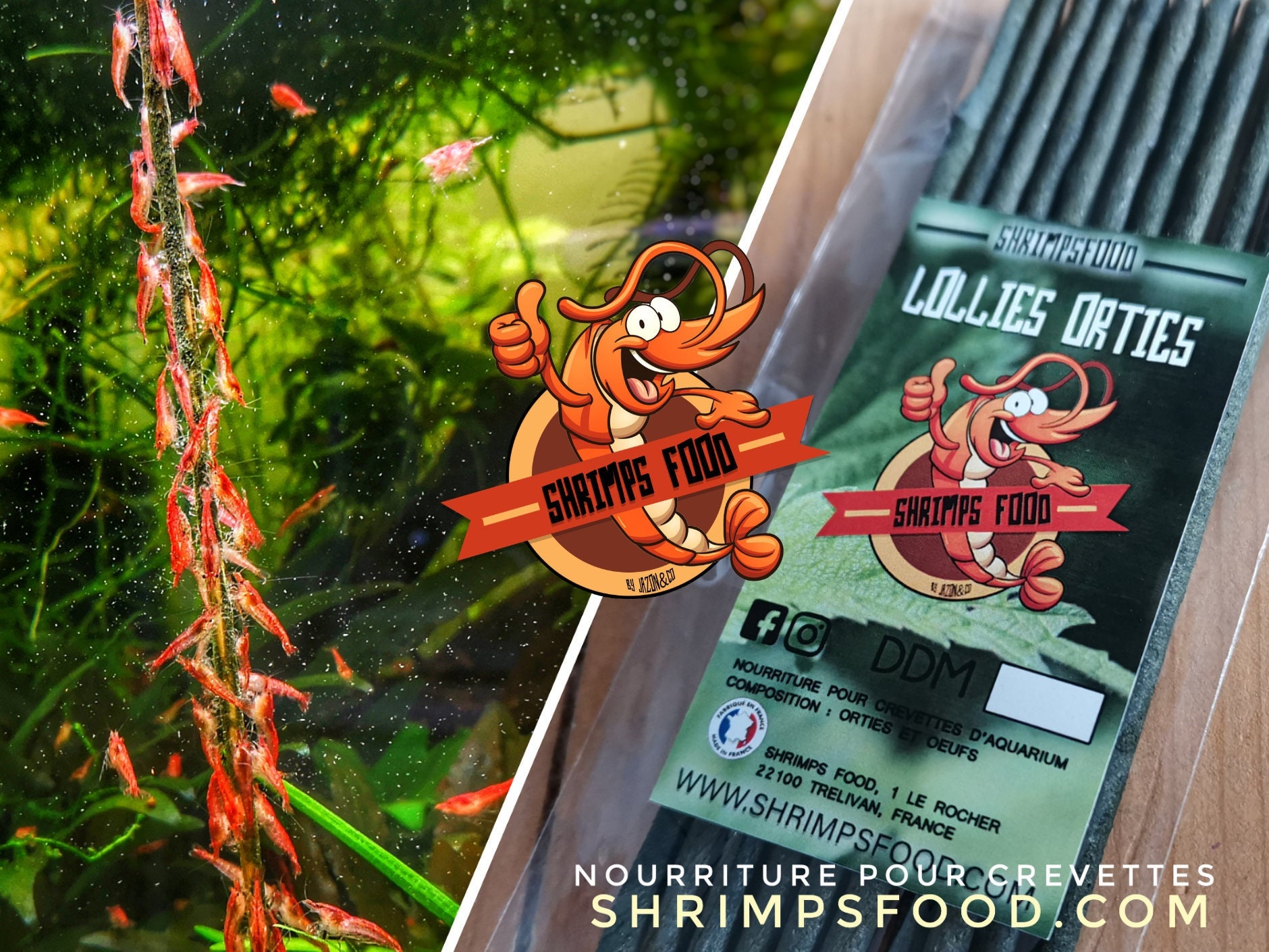 Nourriture Pour Crevettes Orties Aquarium Lollies Shrimpsfood