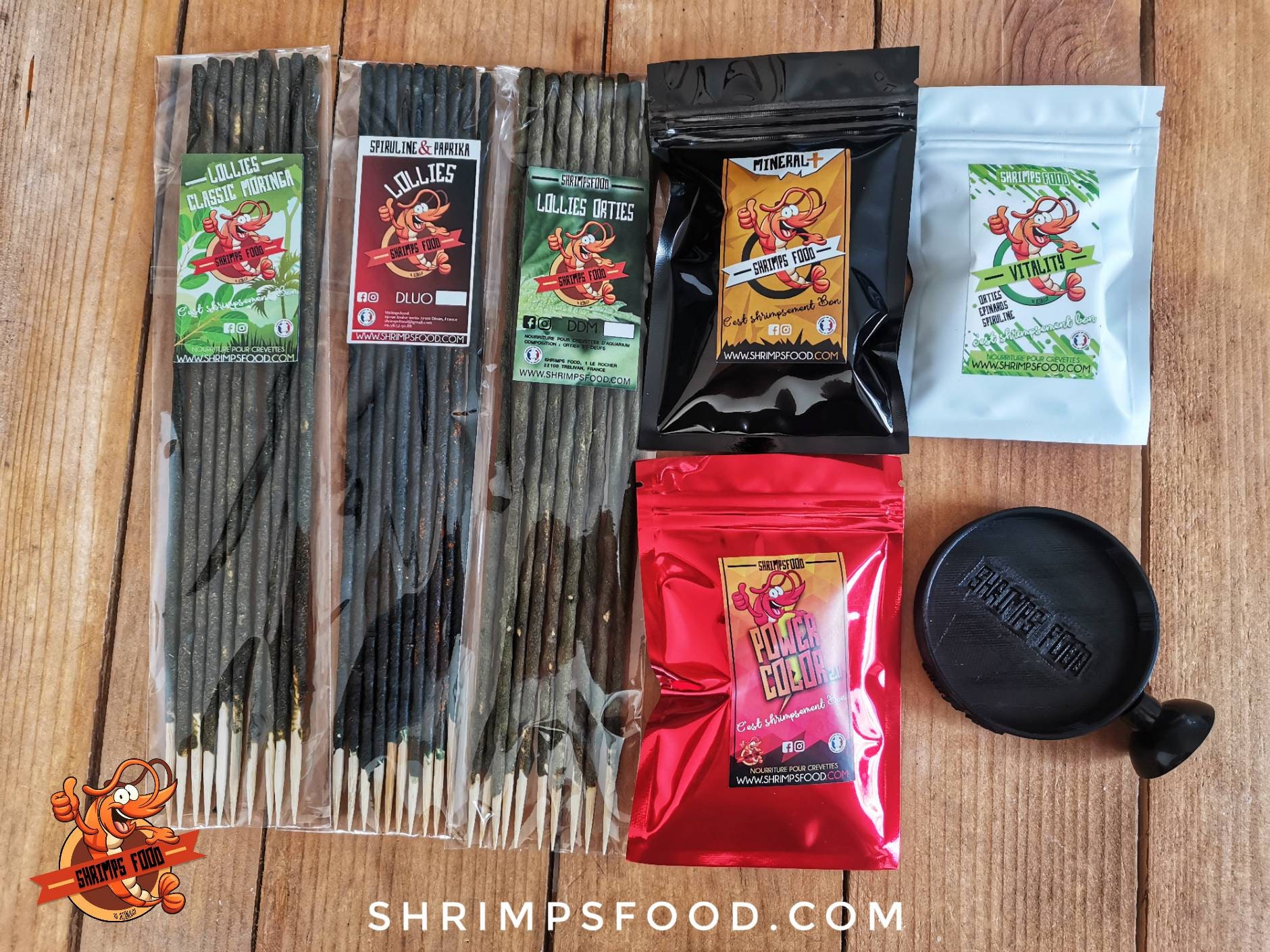 Pack Nourriture Shrimpsfood Pour Crevettes avec Cadeau