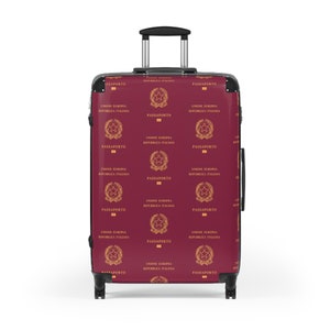 Suitcase Carry-on Italian Passport themed Luggage image 3