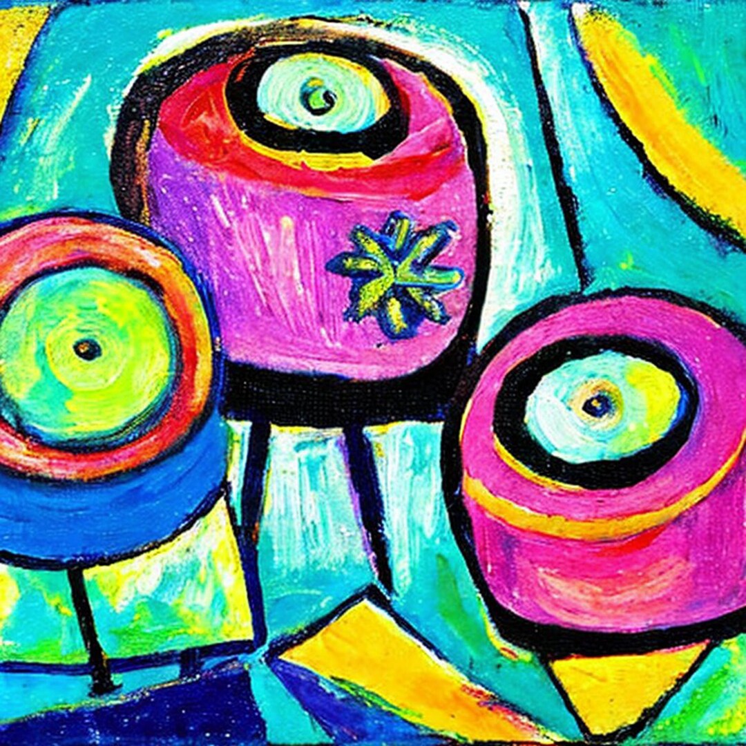 Caribbean Bongos Wall Art Decor Etsy