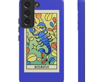 Phone Case For iPhone, Android, and Google Pixel Smartphones "SCORPIO"  Tough Phones