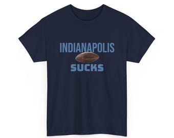 Jacksonville Sucks Football T-Shirt in Tennessee Colors