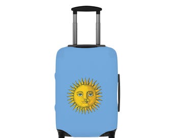 Luggage Cover | Argentina themed Argentine Flag Sun