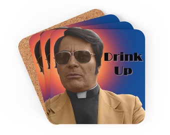 Drink Up Corkwood Coaster Set - Jim Jones "Juice" Coasters