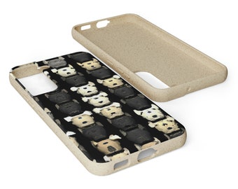 Biodegradable Phone Cases - Dogs Deux - for iPhones and Samsung Android Phones