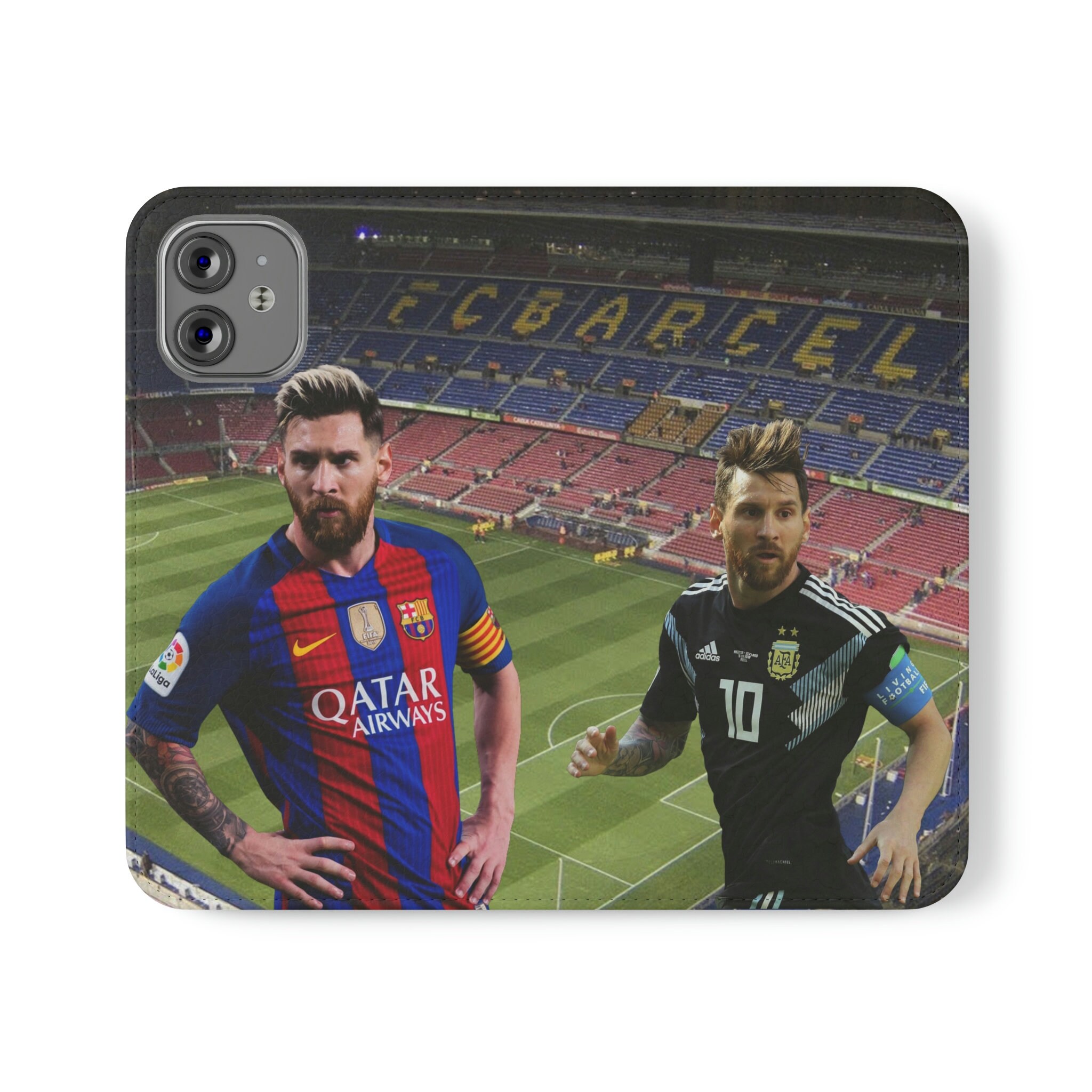 Messi Turntable Lionel Messi Argentina Barcelona Flip Cases - Etsy