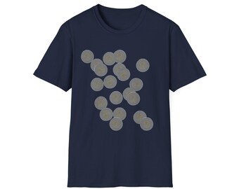 Scattered I.P. Poker Chips T-Shirt | Minimalist Classic Las Vegas Shirt