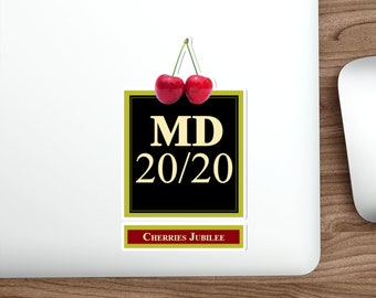 Mad Dog 20 20 Orange Jubilee Die-Cut Stickers