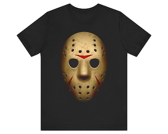 Horror Movie Hockey Mask Fella - Light Unisex Jersey Short Sleeve T-Shirt (Inpired by Rachel!)