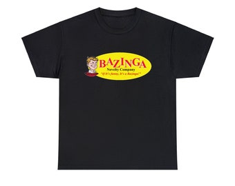 T-shirt unisexe Bazinga en coton épais