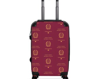 Suitcase Carry-on Italian Passport themed Luggage
