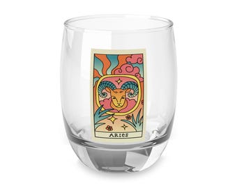 ARIES Zodiac Whiskey Glass