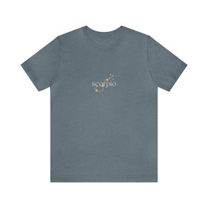Sternzeichen Skorpion Kurzarm T-Shirt, Geburtstag Shirt, Geschenk für sie, Sternzeichen, Astrologie Shirt, Celestial T-Shirt, Horoskop Tee, November Geschenk