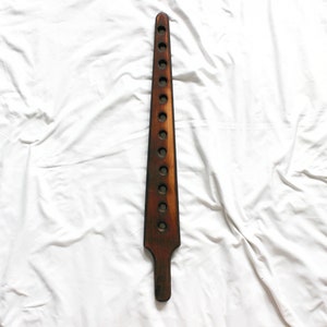 Impact Play BDSM Paddle, Woodburn Custom Design Paddle 