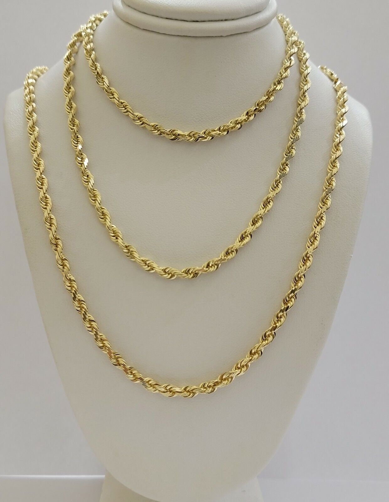 14k gold rope chain 18 inch 4mm outlet
