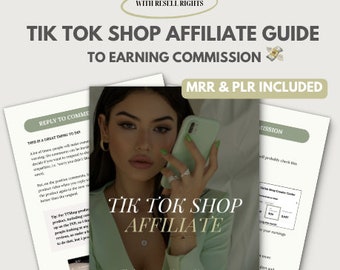 TikTok Shop Affiliate Guide: MRR/PLR Digital Marketing (PDF)