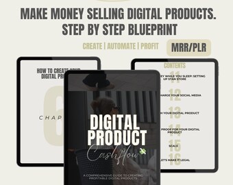 Digital Product Cashflow Blueprint: PLR/MRR Guide (71 Pages)