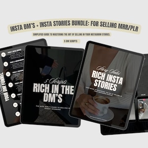 Guide till Instagram DM och Stories: Säljmanus, Story-teman (digital nedladdning)