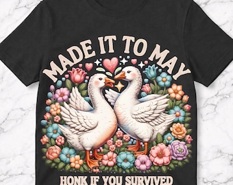 Last Day of School Funny Silly Goose Teacher Made It To May : End School Humor Classroom Celebration png Last Day Laughs (Digital Download)